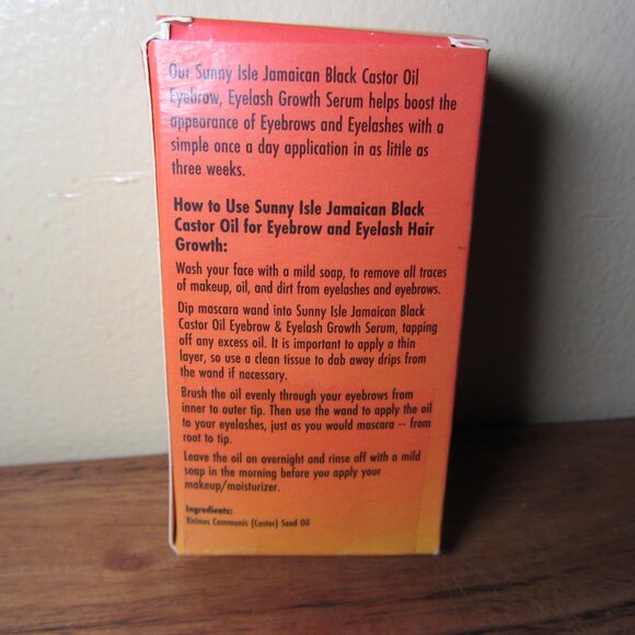 sunny isle jamaican black castor eyelash & eyebrow growth serum (c161) - Picture 4 of 4